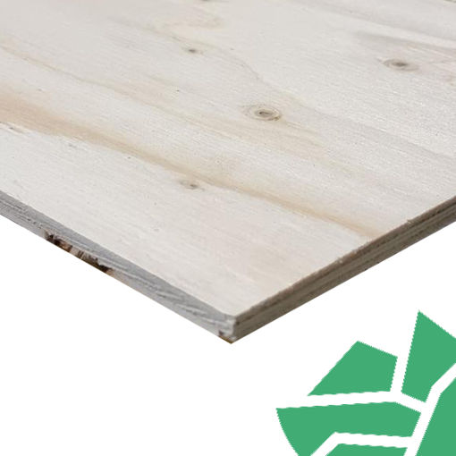 Picture of 9mm 2440x1220 Spruce Plywood III/III EN636-2S CE2+PEFC