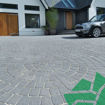 Picture of Alpha Antique Small Driveway Block Paving 105x140x50mm Charcoal