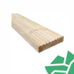 Picture of 38x150 Grooved Treated Softwood Decking Boards (32x145mm Fin) 3.3m