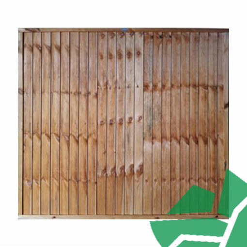 Picture of 6 x 5ft Closeboard Fence Panel (1828 x 1519mm)