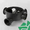 Picture of Underground 315mm B3150 Dia. Shallow Access Chamber Base (190mm Invert) inc. 2 Socket Plugs