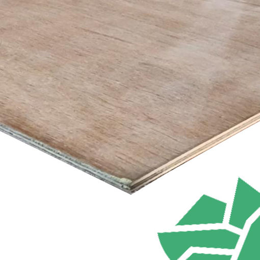 Picture of 3.6mm B/BB Hardwood Faced Poplar Core Plywood EN314-2 Class 3 EN636-3 FSC