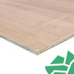Picture of 5.5mm x 2440 x 1220  Red Faced 100% Poplar Core Hardwood Plywood EN636-2 EN314-2 Class 3