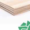 Picture of 12mm x 2440x1220 Elliotis Softwood Sheathing Plywood C+c FSC