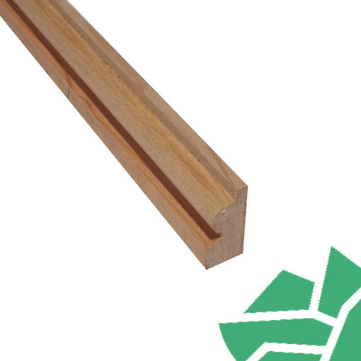 Picture of 25x50 Torus Architrave Redwood - Finish size 15x54mm