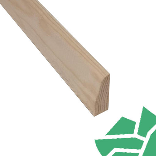 Picture of 19x50 Chamfered & Rnd Architrave Redwood - Finish size 14x44mm