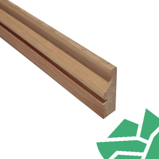 Picture of 25 x 75 Ogee Architrave  Redwood PEFC