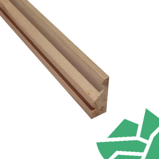 Picture of 25 x 63 Ogee Architrave  Redwood - Finish size 20x57mm