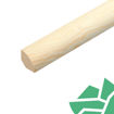 Picture of 9x9mm Natural Pine Quadrant Moulding 2.4m