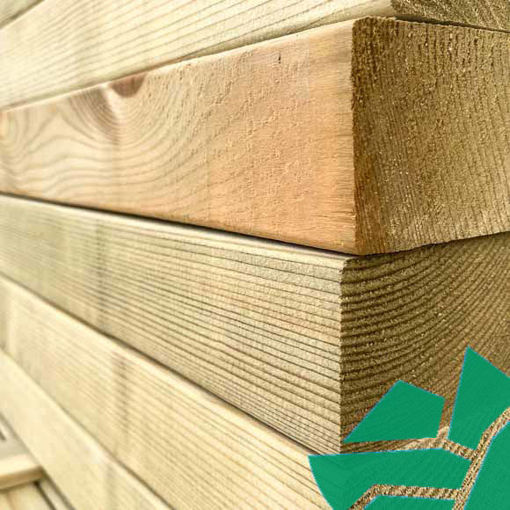 Picture of 47x50 Regularised Kiln Dried Treated Timber PEFC-3m