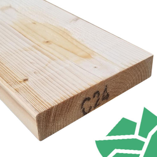 Picture of 47 x 225 Regularised C24 Kiln Dried Untreated Timber PEFC-3m