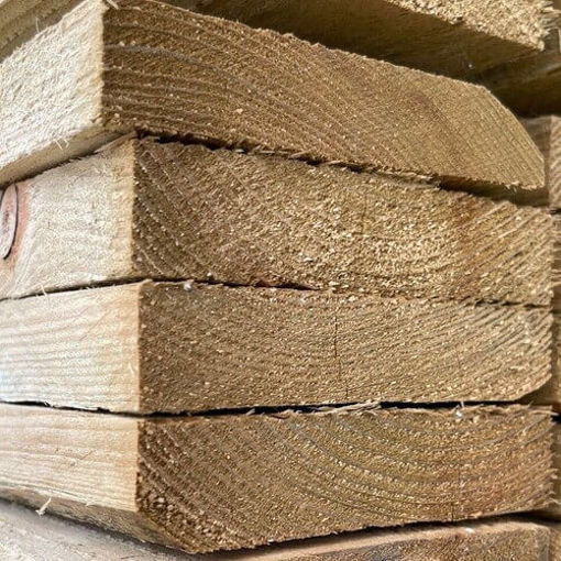 Picture of 22x100 Sawn KD EW/ER PEFC Celcure AC500 Treated -4.2m