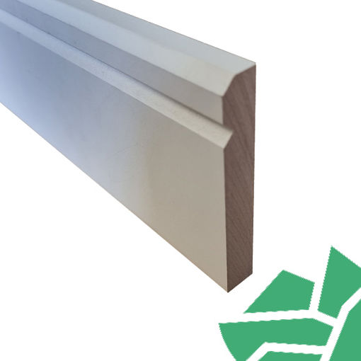 Picture of 18 x 144 Prestige Skirting MDF Primed FSC-5.4m