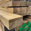 Picture of 125x250 New Softwood Sleeper Green 2.4m ( Finish size 120x240mm)