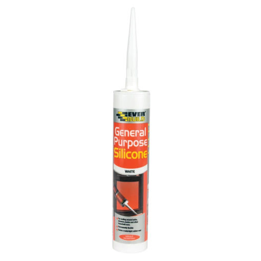 Picture of Everbuild General Purpose Silicone Sealant White C3