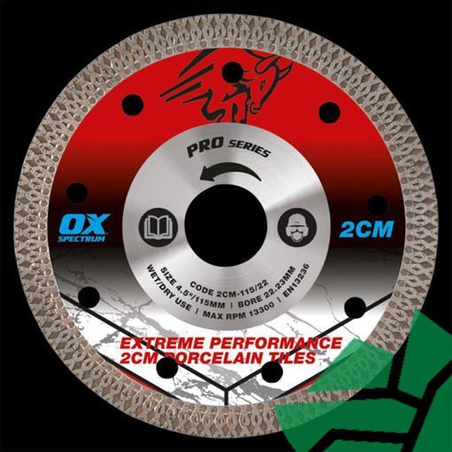 Picture of OX Pro 2CM Porcelain Cutting Blade - 115/22.23mm