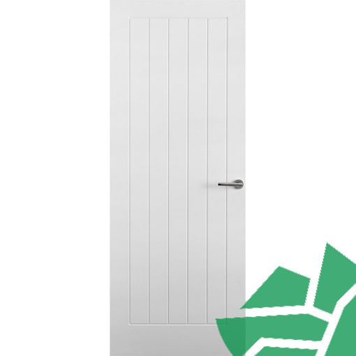 Picture of Vertical 5 Panel Textured Internal Fire Door 762x1981x44mm (2'6"x6'6")