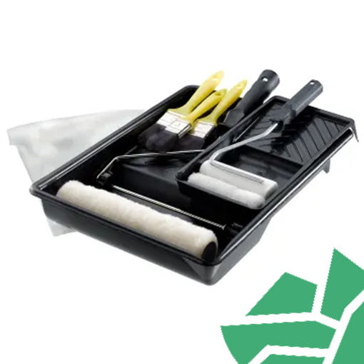 Picture of Stanley Decorating Set 11 Piece Trays, Rollers, Brush, Dust Sheet