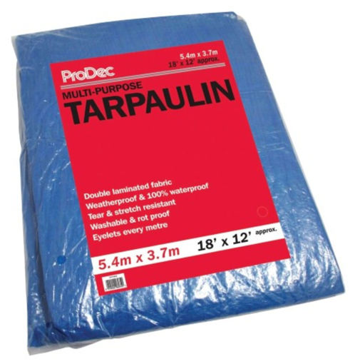 Picture of 18' x 12' Blue Tarpaulin