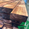 Picture of 100x200 New Hardwood Sleeper Brown 2.4m UC3 ( Finish size 95x195mm)