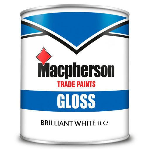 Picture of Macpherson Gloss Paint Brilliant White 1L