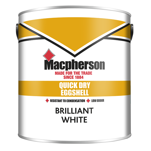 Picture of Macpherson Quick Dry Acrylic Paint Eggshell White 1L