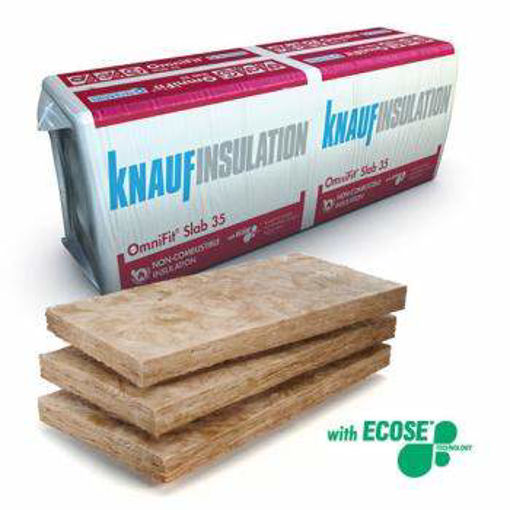 Picture of Knauf 100mm OmniFit Insulation Slab 35 1200x600mm (4.32m2)