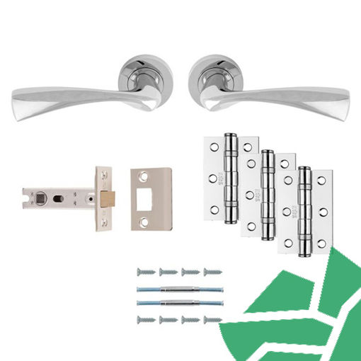 Picture of Sintra Latch Pack - Ultimate Door Pack in Polished Chrome