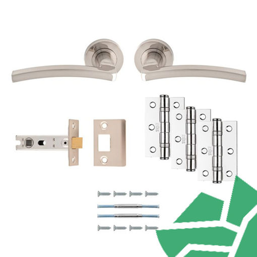 Picture of Tavira Latch Pack - Ultimate Door Pack in Satin Nickel