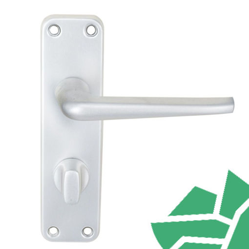 Picture of Contract Aluminium Lever on Bathroom Backplate