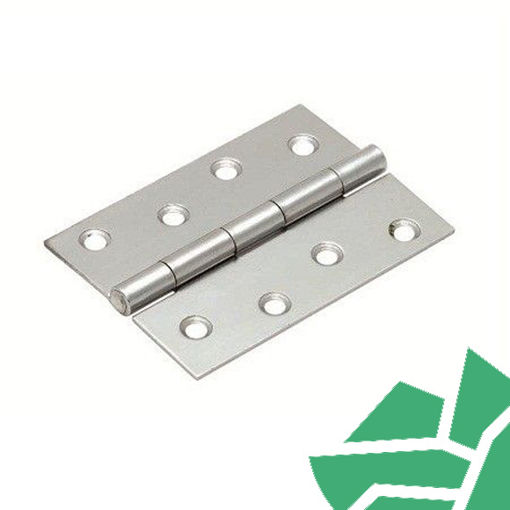 Picture of 76 x 50 x 1.5mm Light Butt Hinge (Pair) Satin Chrome