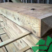 Picture of 150x150 Sawn UC4 Treated Four Way Weather Top Fence Post 2.4 m