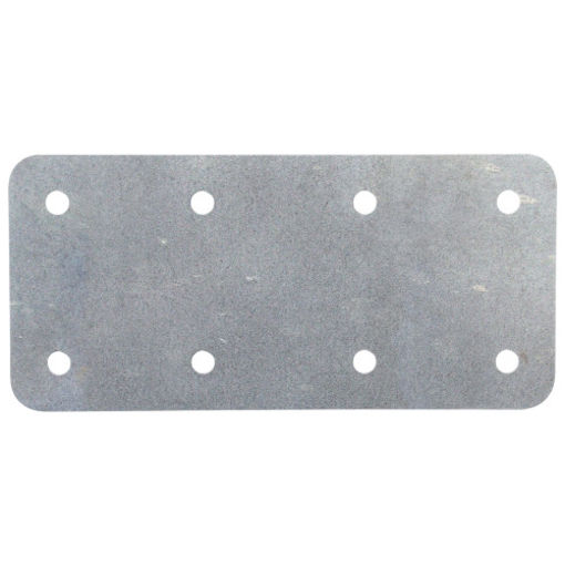 Picture of Short Internal Sleeper Straight flat Support Plate Bracket Galv 170x80mm