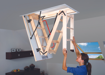 Picture of Fakro LWK-280 Komfort Loft 3 Sections Ladder 55x111cm Ceiling Opening