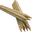Picture of 100mm Machined Round Poles 1.8m Pointed Tanlith E Treated