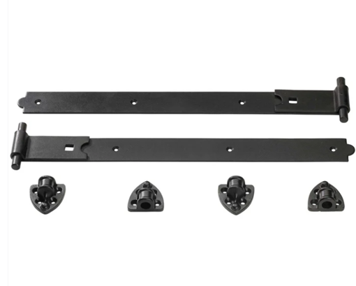 Picture of Perry Heavy Reversible Type 127 Black Gate  Hinges 450mm per hinge