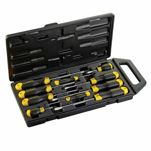 Picture of Stanley Cushion Grip Screwdriver Set, 10 Piece