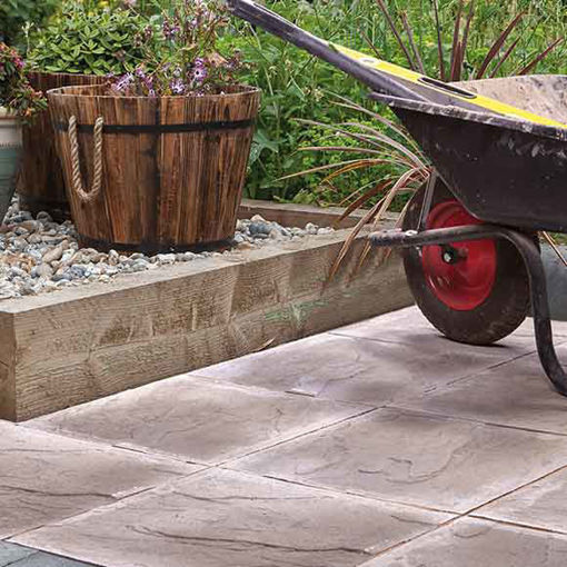 Picture of Broadway Economy Riven Utility Paving Slab 450x450mm Natural