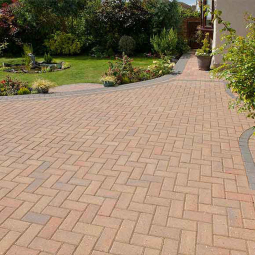 Picture of Omega Block Paving 200x100x50mm Autumn Gold