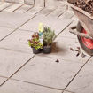 Picture of Brett Stamford Riven Concrete Paving Slabs 450x450x32mm Charcoal