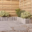 Picture of Brett Stamford Riven Concrete Paving Slabs 450x450x32mm Charcoal