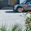 Picture of Brett Alpha Antique Large Driveway Block Paving 210x140x50mm Charcoal