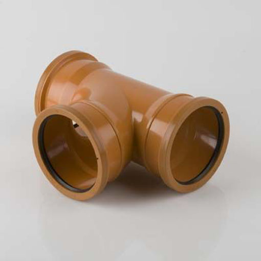Picture of Underground 110mm x 87½° B4081 Triple Socket Branch