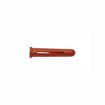 Picture of Samac Red Plastic Expansion Wall Plugs Box of 100