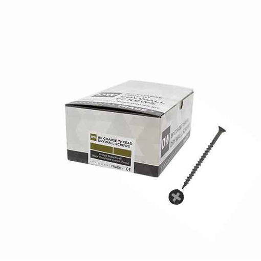 Picture of Samac 4.2 x 100mm Black Phosphate Coarse Thread DryWall Screws (Box of 250)