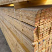 Picture of 25x50 Treated Roofing Tile Batten PEFC Gold Yellow Treated BS5534 -4.8m