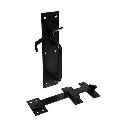 Picture of Timco Heavy Suffolk Gate Latch Black 219x50mm