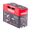 Picture of Timco Long Throw Gate Lock Single 50mm Black