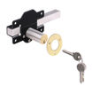 Picture of Timco Long Throw Gate Lock Single 50mm Black
