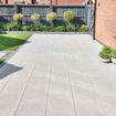 Picture of Brett Chaucer Concrete Textured Paving Slabs 450x450x32mm Charcoal